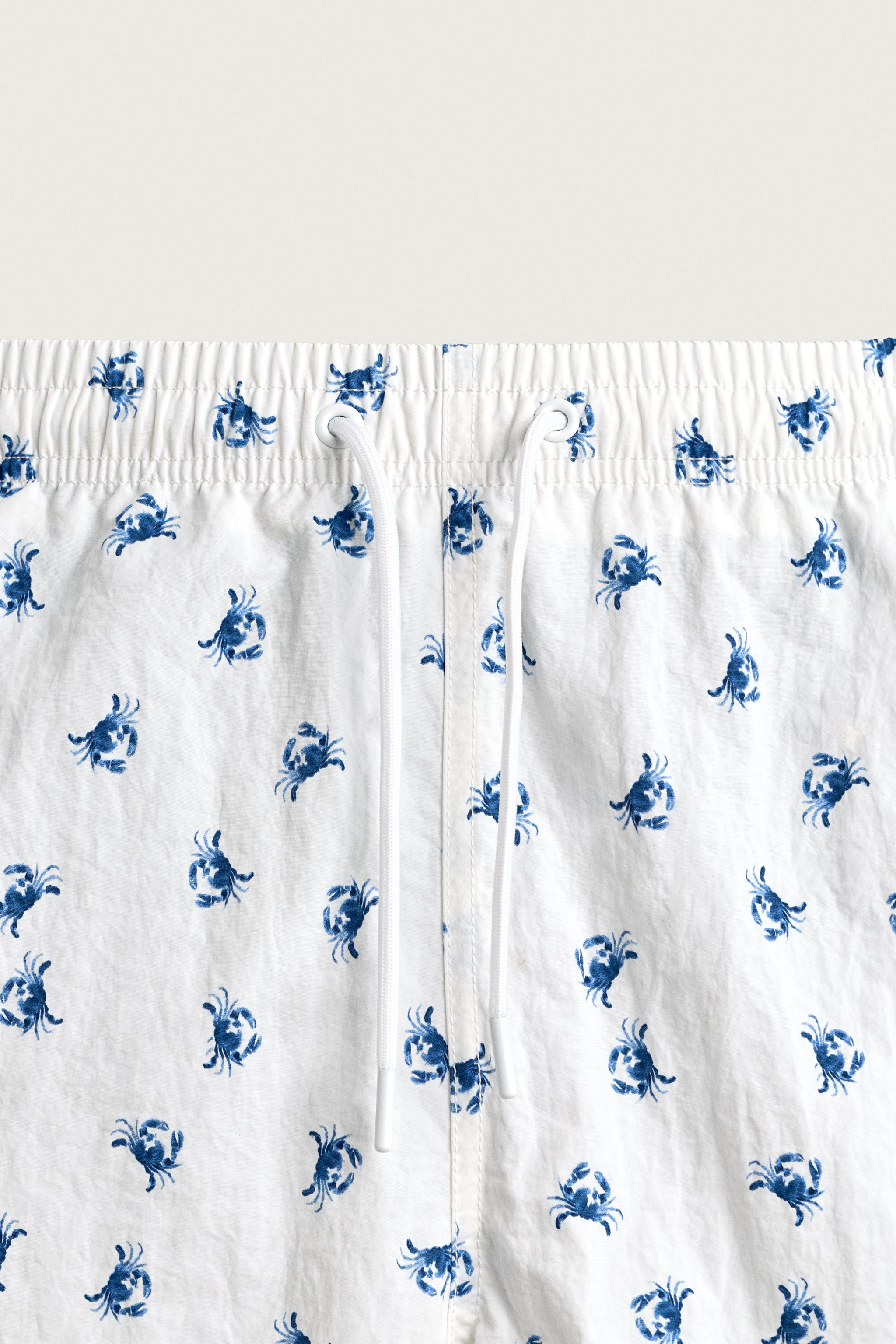 MAILLOT DE BAIN MI-LONG CRABES